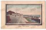 3940 - GIURGIU, Harbor, ship, RAMA, Romania - old postcard, CENSOR - used - 1916