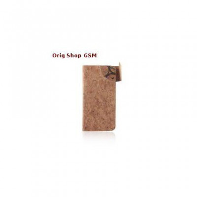 Husa Flip Carte Smart WOOD LG L5 foto