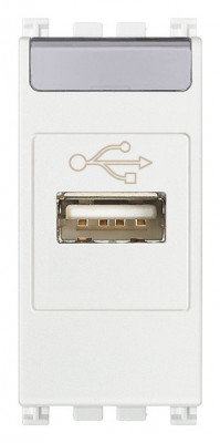 Priza conector date USB 1M Vimar Arke alb 19345.B foto