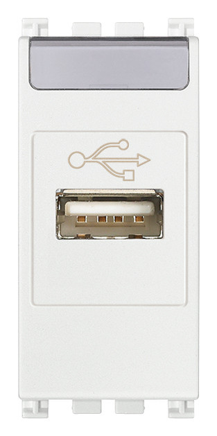 Priza conector date USB 1M Vimar Arke alb 19345.B