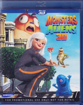 Blu Ray animatie 3D: Monsters vs. Aliens ( original, sutitrare engleza ) foto