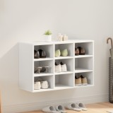 vidaXL Dulap pentru pantofi Alb 52.5 x 30 x 50 cm Lemn compozit