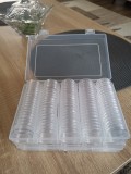 Set 100 bucati capsule pentru monede