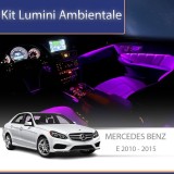 Kit lumini ambientale Mercedes E212 E-Class 2010-2015, control telefon