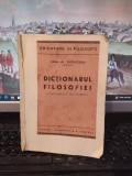 Fanu-Al. Duțulescu, Dicționarul filosofiei, Autograf, Craiova, f.a., 134
