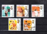 A12 S3 11 - Timbre foarte vechi - Cuba - Jocurile Olimpice Moscova 1980, Sport, Stampilat