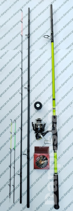 SET Feeder BOLENTINO PRO 3,60m 180gr + Mulineta SAIMINO X4000+150MFIR