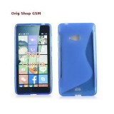 Husa Silicon S-Line Albastra Microsoft Lumia 540 - Protectie Premium, Calitate Superioara