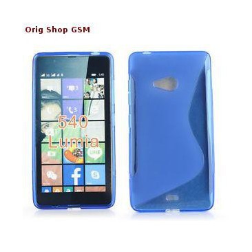 HUSA SILICON S-LINE MICROSOFT LUMIA 540 ALBASTRU foto