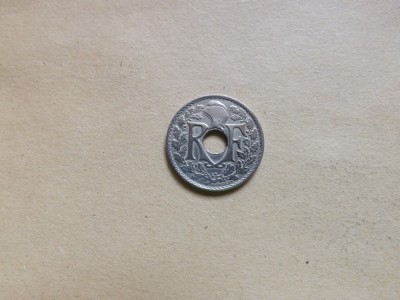 Franta 25 Centimes 1921 foto