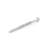 Cui striat pentru beton, cu cap inecat, otel, zincat alb, 3.5 x 55 mm