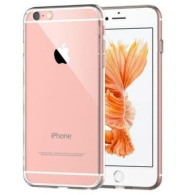 Capac de protectie pentru Apple iPhone 6/6S, TPU 0.8 mm, transparent foto