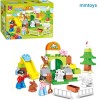 Set Constructie Duplo Ferma Vesela, Compatibil LEGO Duplo, 188-52, Plastic, 3+ Ani