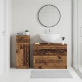 Cumpara ieftin Set de dulapuri pentru baie, 2 piese UTRECHT Lemn vechi