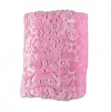 Paturica moale super soft Emboss Blanket Pink 100x120 cm, Cotton Box