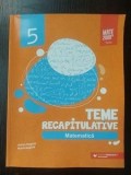 Teme recapitulative: Matematica clasa a 5-a - Anton Negrila, Maria Negrila