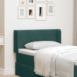 vidaXL Ureche pentru Tăblie Verde 40,5 x 40,5 x 4 cm Catifea 346593