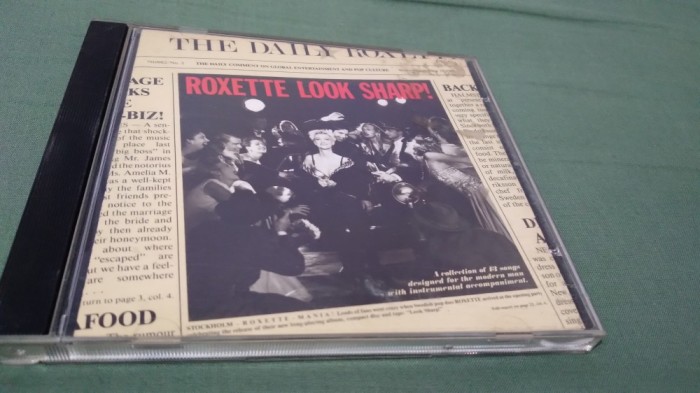 CD ROXETTE -LOOK SHARP RARITATE !!!!! ORIGINAL EMI
