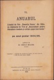 C471 Anuarul VI al Liceului de fete Domnița Ileana din Sibiu, cu internatul de fete al ASTRA, 1924/25 de Vasile Bologa, 1925, Sibiu