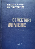 Cercetari Miniere Vol. 7 - Colectiv ,556628