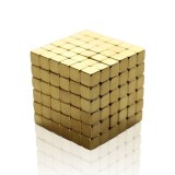 Cumpara ieftin Cuburi magnetice Neocube 216, 5x5x5 mm, auriu, 216 piese