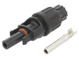 Conector solari mamă drept 2,5-6mm&sup2; crimpat pe cablu