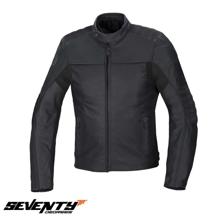Geaca (jacheta) barbati pentru scuter - motocicleta piele Urban Seventy vara/iarna model SD-JL1 culoare: negru Negru M