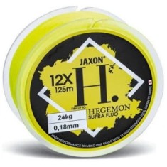 FIR TEXTIL JAXON HEGEMON SUPRA 12X FLUO 125m 0.06mm 5kg foto