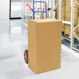 vidaXL Cărucior manual Albastru și roșu 49,5 x 53 x 114 cm Oțel 4019016