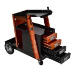 Carucior, suport pentru aparat de sudura cu 4 sertare, sarcina maxima 60 kg, Kraft