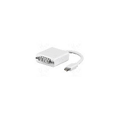 Cablu {{Tip cablu de conectare}}, DVI-D (18+1) soclu, mini DisplayPort mufa, {{Lungime cablu}}, {{Culoare izola&#355;ie}}, Goobay - 51728