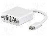 Cablu {{Tip cablu de conectare}}, DVI-D (18+1) soclu, mini DisplayPort mufa, {{Lungime cablu}}, {{Culoare izola&amp;amp;#355;ie}}, Goobay - 51728 foto