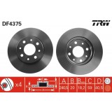Disc frana fata TRW DF4375