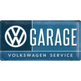 Placa metalica - VW - Garage - 25x50 cm, Nostalgic Art Merchandising