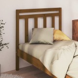 Gossi tablie de pat, maro miere, 95x4x100 cm, lemn masiv de pin