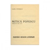 Camil Petrescu, Mitică Popescu, cu dedicație olografă pentru Radu Sterescu