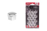 Set capace prezoane roti 17 mm crom J-TEC, set 21 buc, adancime 1,3 cm, protectie anticoroziune, pentru jante otel si aluminiu