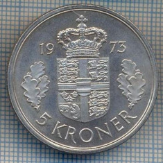 AX 1450 MONEDA- DANEMARKA - 5 KRONER -ANUL 1973 -STAREA CARE SE VEDE