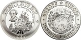 C10 Anglia 25 ECU 1994 /Argint .925/23.65 g/Sir Francis Drake/ 15 000 pcs/PROOF
