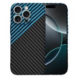 Husa pentru Apple iPhone 16 Pro, Techsuit, Carbonite FiberShell, Bleu