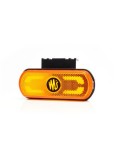 Lampa Gabarit Led 1598 W240 12V-24V Pozitie Portocaliu Was