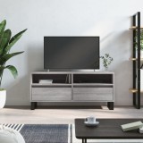 vidaXL Comodă TV, gri sonoma, 100x34,5x44,5 cm, lemn prelucrat