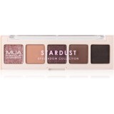 MUA Makeup Academy Eyeshadow Collection 5 Shade Palette paletă cu farduri de ochi culoare Stardust 3.8 g