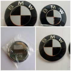 Embleme alb/negre si clasice Bmw 82 mm si 76 mm foto