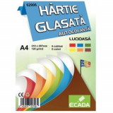 Set de 6 file Hartie glasata autocolanta - Ecada