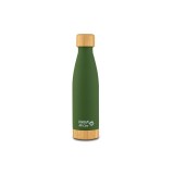 Sticla termoizolanta bambus calatorii Nava 500 ml verde,