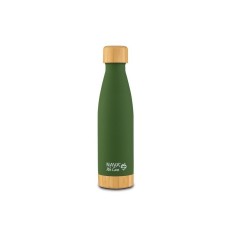 Sticla termoizolanta bambus calatorii Nava 500 ml verde,