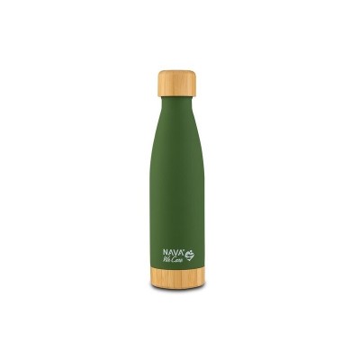 Sticla termoizolanta bambus calatorii Nava 500 ml verde, foto