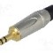 Conector jack, Jack 3,5mm, 3 contacte, tata, AMPHENOL - KS3P-AU