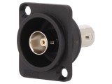 Adaptor BNC Soclu 75&Omega; Negru Plastic